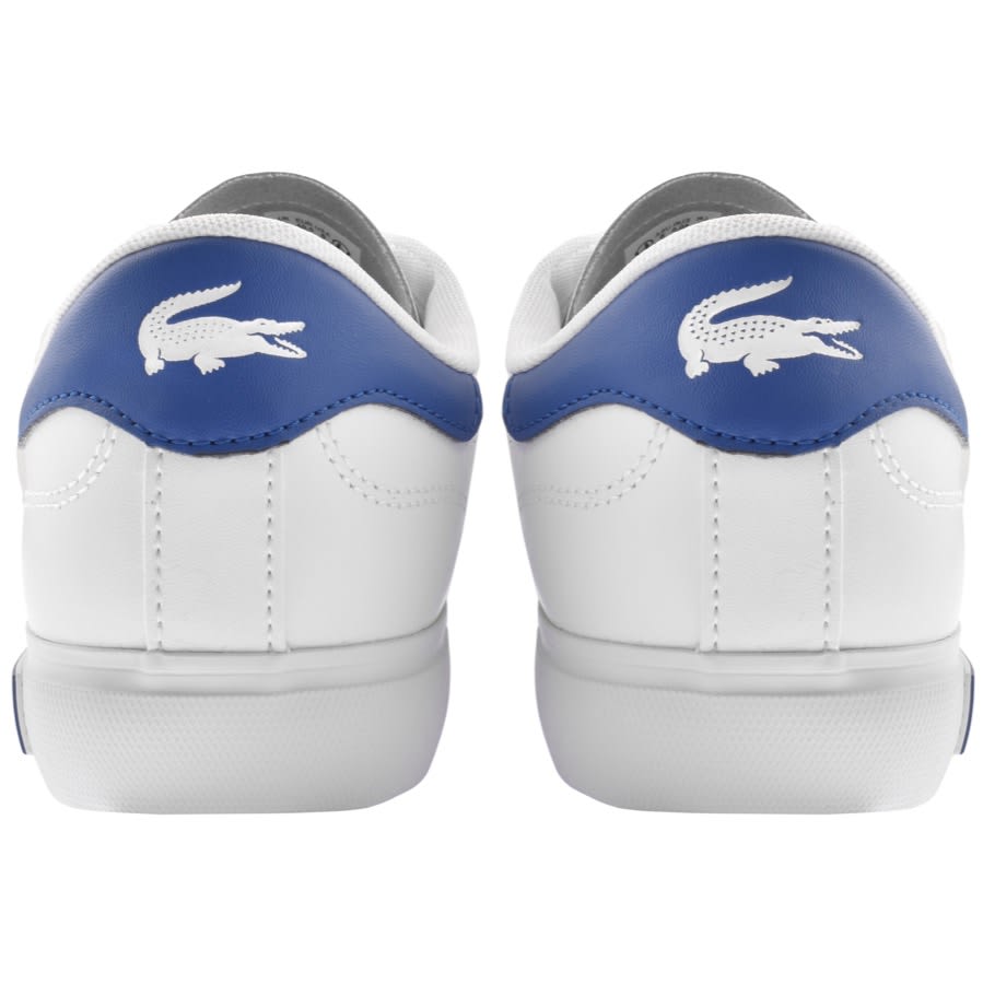 Lacoste Powercourt 124 Leather Trainers White Mainline Menswear