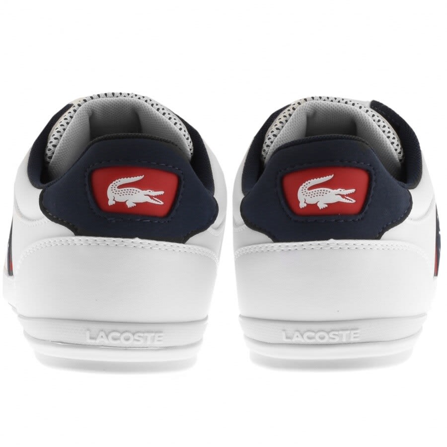 Lacoste chaymon white trainers sale