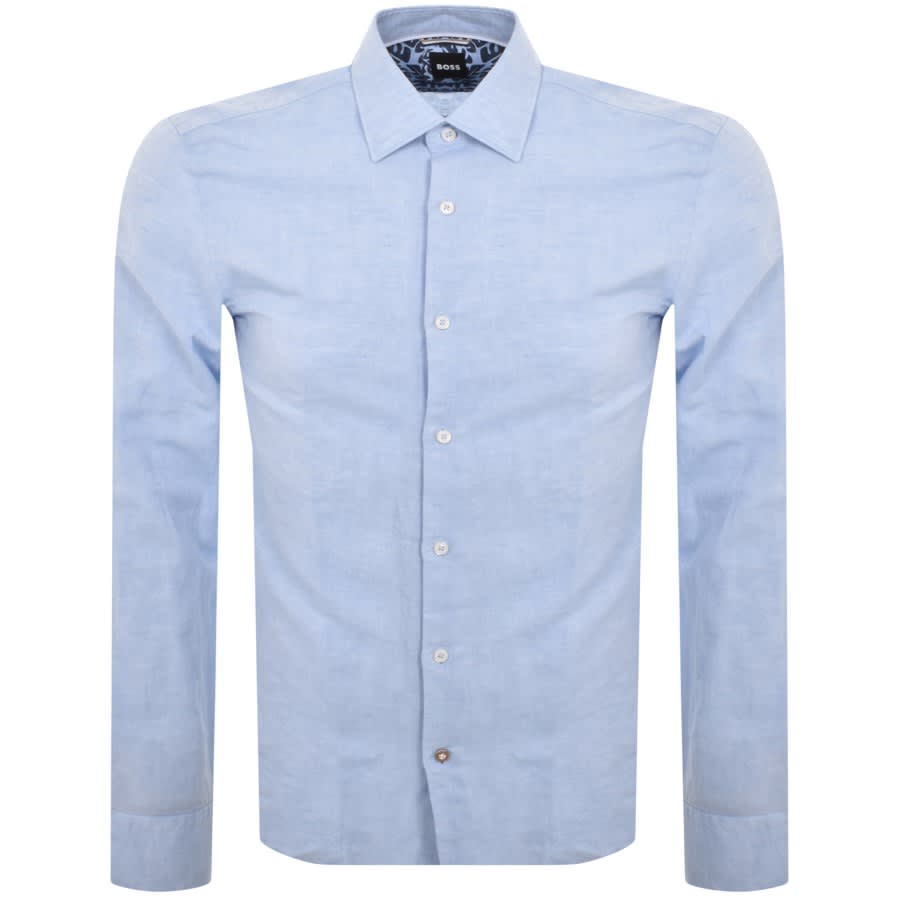 BOSS C Hal Kent Long Sleeved Shirt Blue