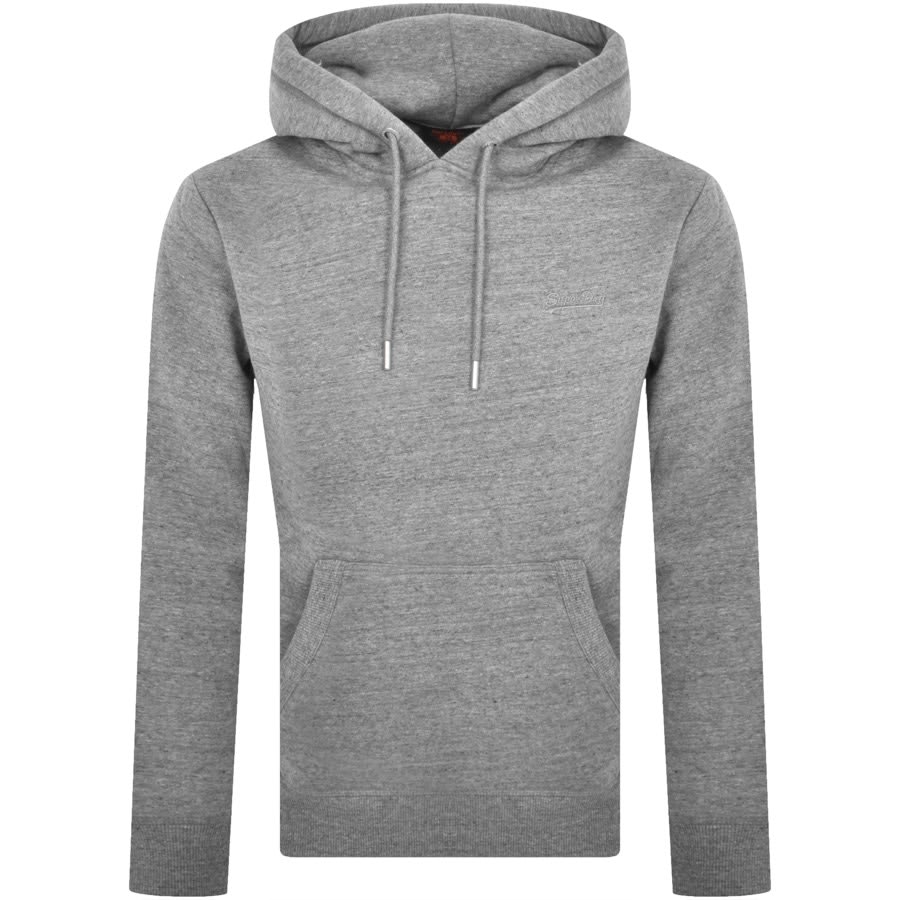 Superdry Essential Logo Hoodie Grey