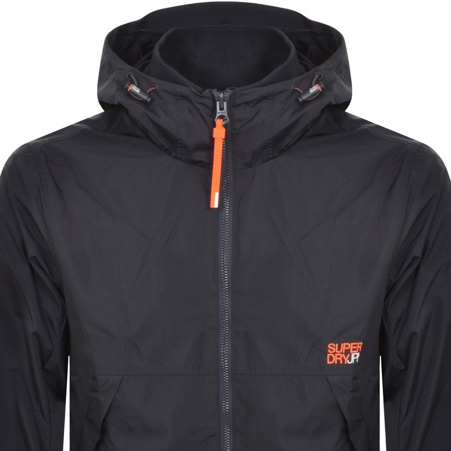 Superdry Hooded Windbreaker Jacket Navy Mainline Menswear