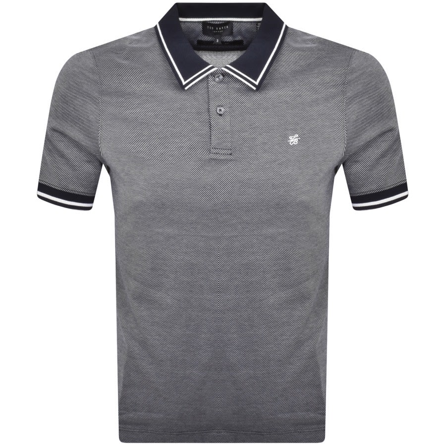 Ted Baker Helta Slim Fit Polo T Shirt Navy | Mainline Menswear