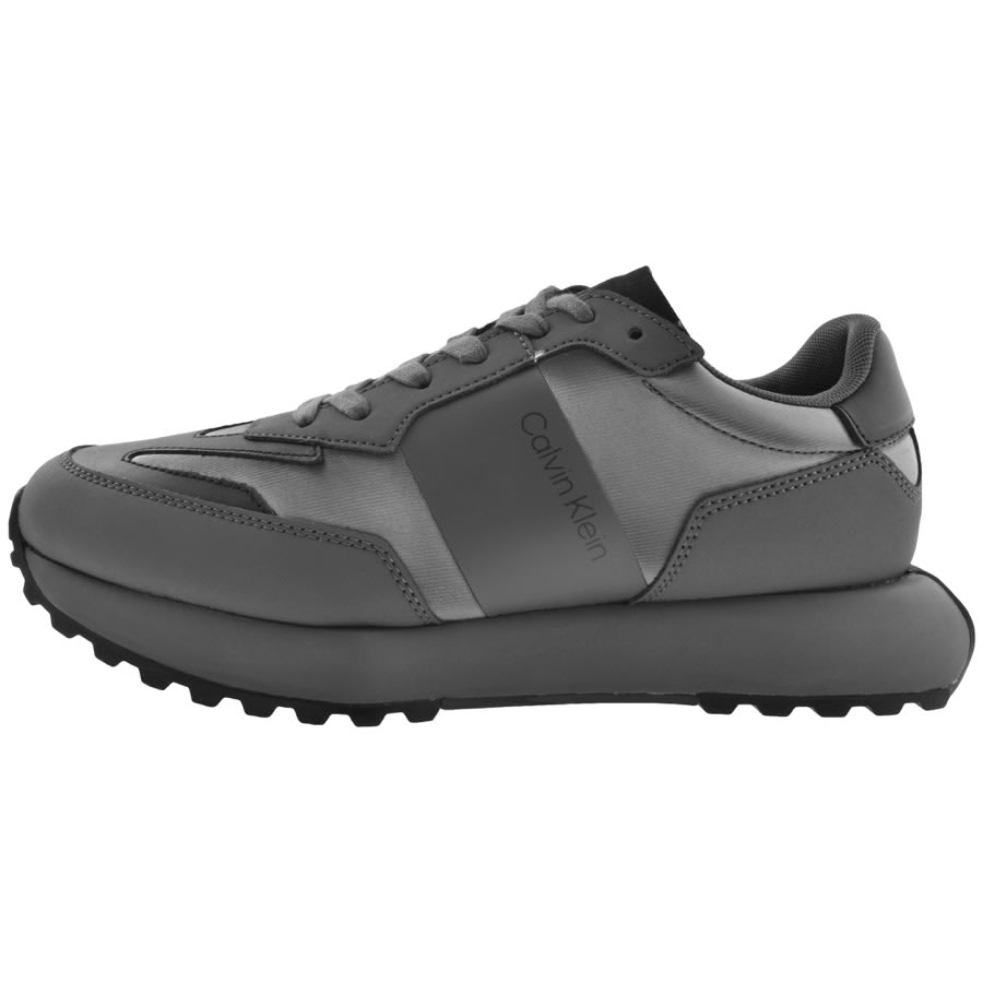 Black trainers sales calvin klein