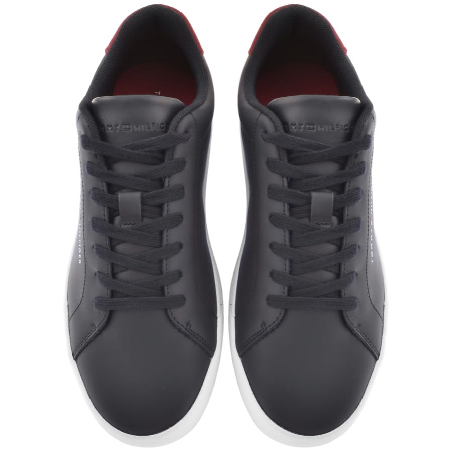 Tommy hilfiger sales mens black trainers