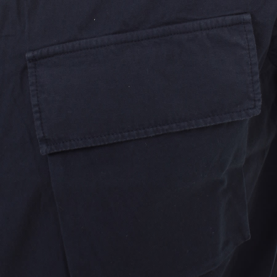 Belstaff Scale Short Sleeved Shirt Navy