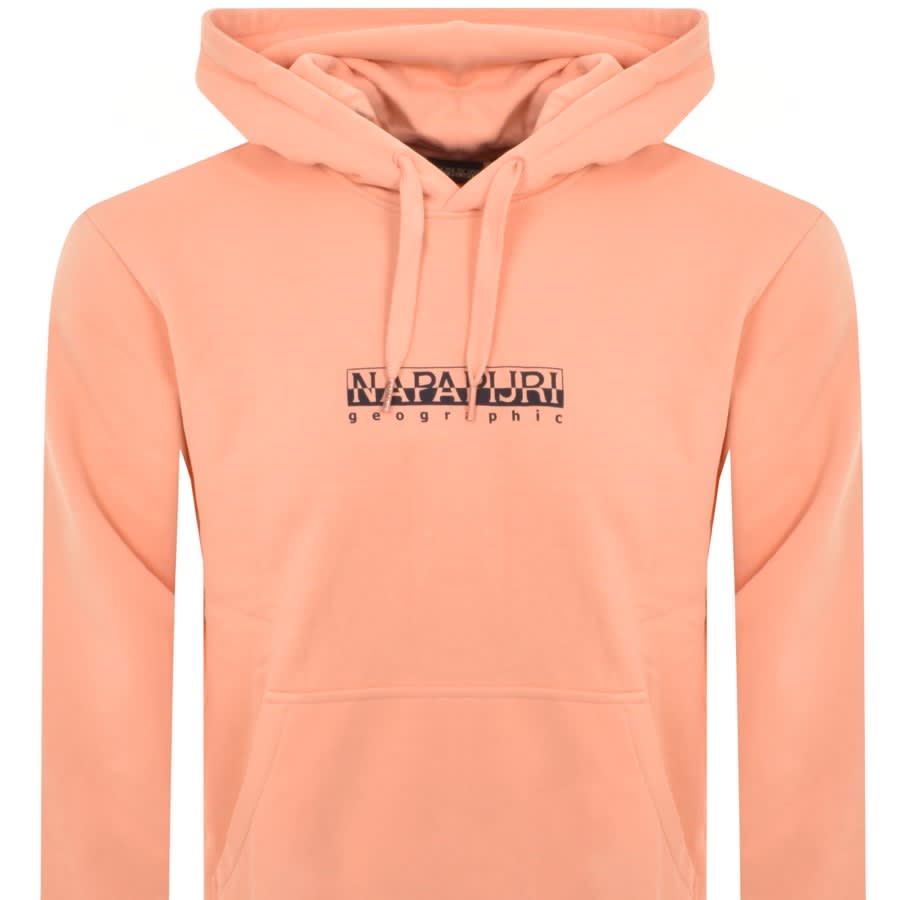 Napapijri B Box Hoodie Orange Mainline Menswear United States