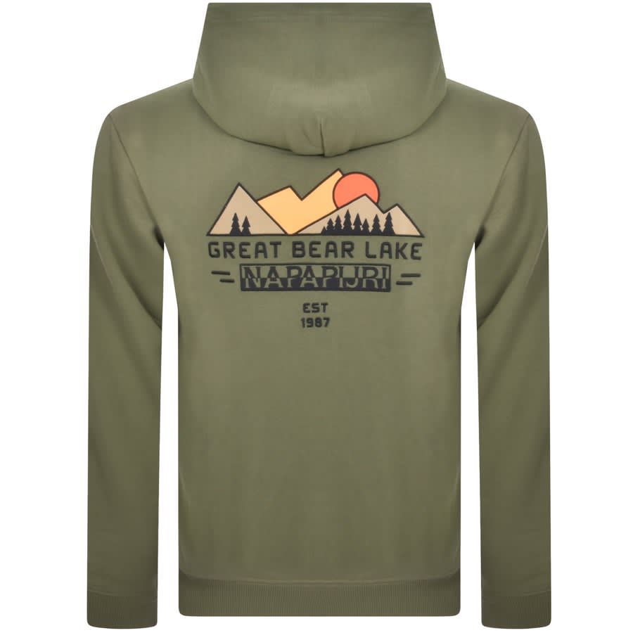 Napapijri 2025 hoodie green