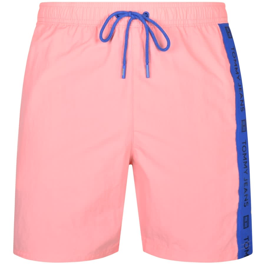 Tommy Jeans Slim Swim Shorts In Pink | Mainline Menswear
