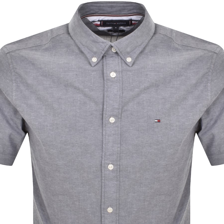 Tommy Hilfiger 1985 Oxford Short Sleeve Shirt Navy Mainline