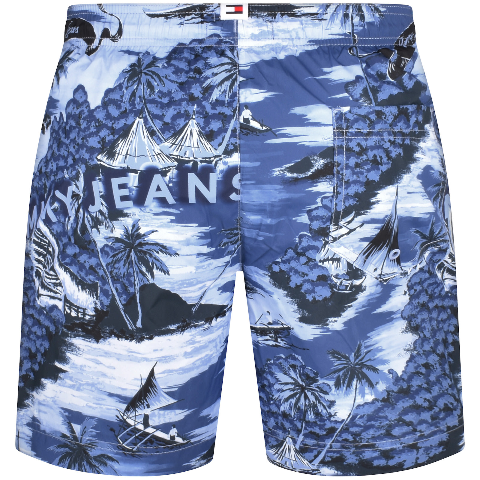 Tommy Jeans Swim Shorts Blue Mainline Menswear Canada