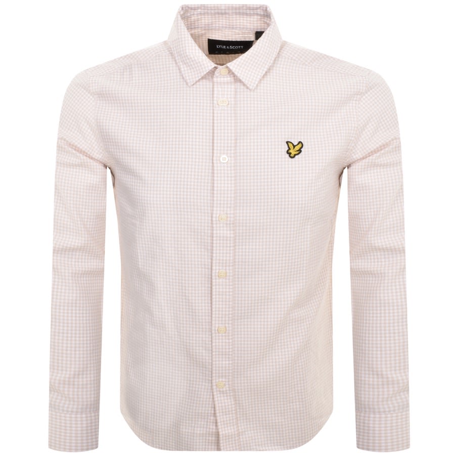 Lyle And Scott Sheperd Check Shirt White Mainline Menswear Australia