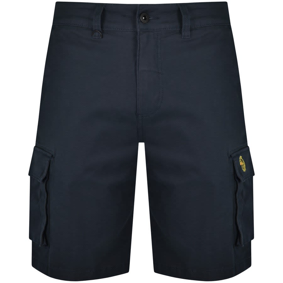 Luke 1977 Club Future Cargo Shorts Navy Mainline Menswear United