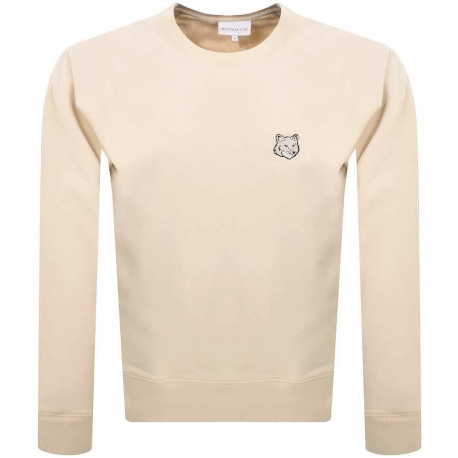 Maison kitsune fox head pullover discount