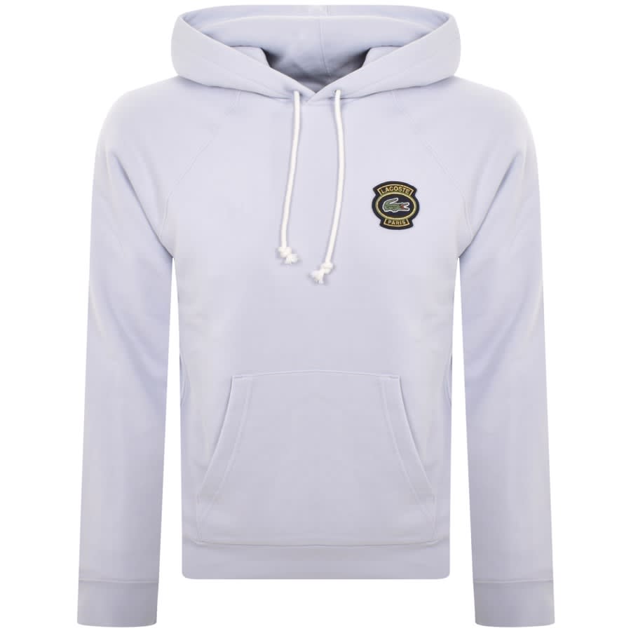Lacoste Logo Hoodie Blue Mainline Menswear