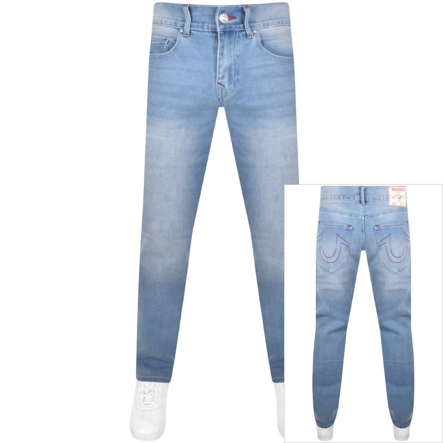 True Religion Boys' Geno Jeans - Bahama Blue Wash, 6