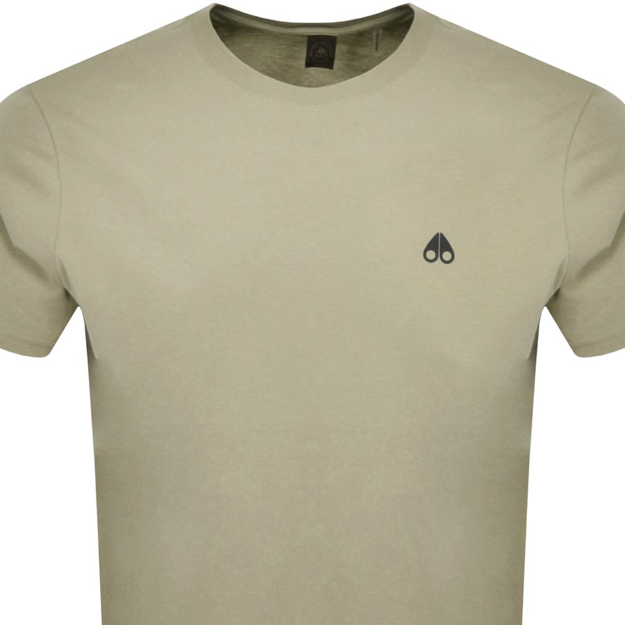 Mens Moose Knuckles green Classic Logo T-Shirt