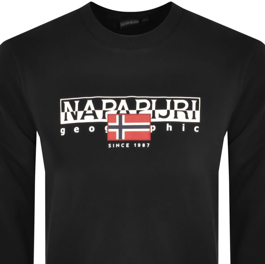 Napapijri sweatshirt black hotsell