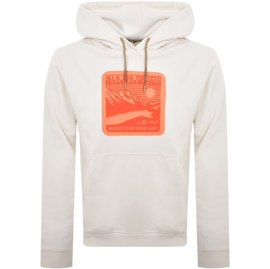 Napapijri B Boyd Hoodie Off White Mainline Menswear Denmark