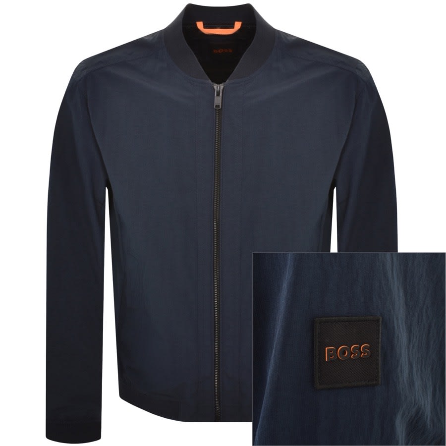 Hugo boss bomber online jacket navy