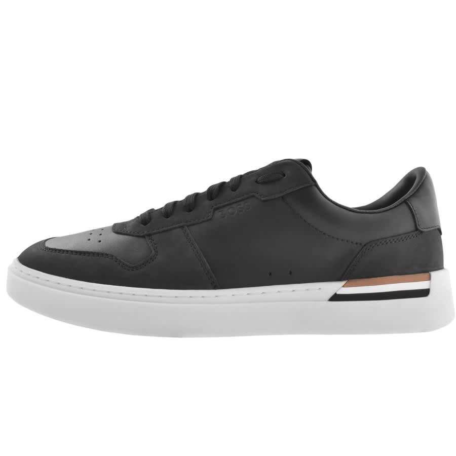 BOSS Clint Tennis Trainers Navy Mainline Menswear