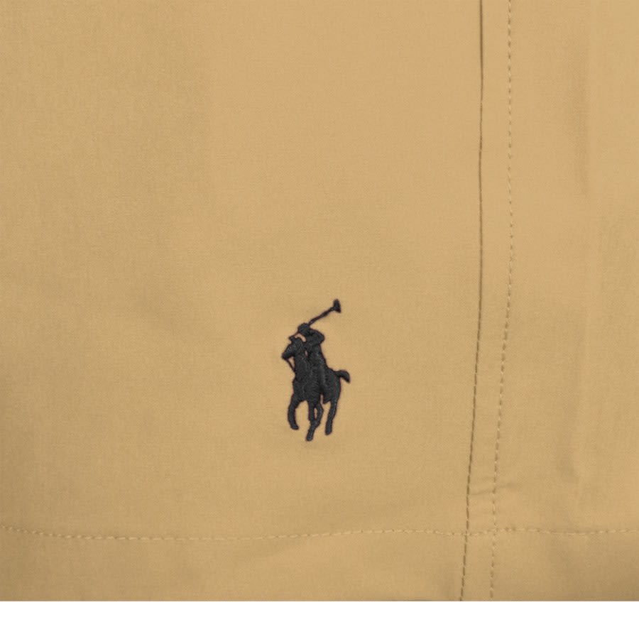 Khaki polo shorts with horses online