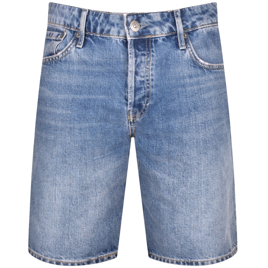 Superdry Vintage Straight Shorts Blue Mainline Menswear