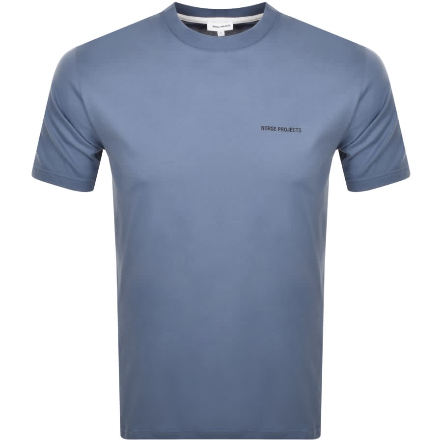 Norse Projects Logo T Shirt Blue