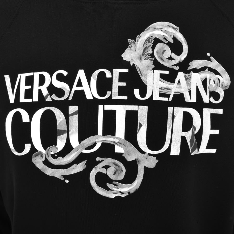 Versace Jeans Couture Logo Hoodie Black Mainline Menswear