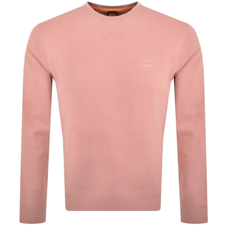 Boss pink sweatshirt new arrivals