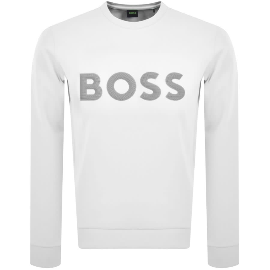 Boss athleisure salbo crew neck sweatshirt on sale