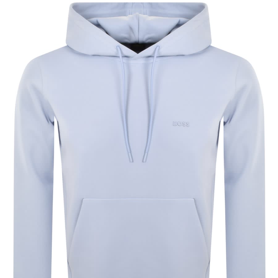 Blue boss hoodie on sale