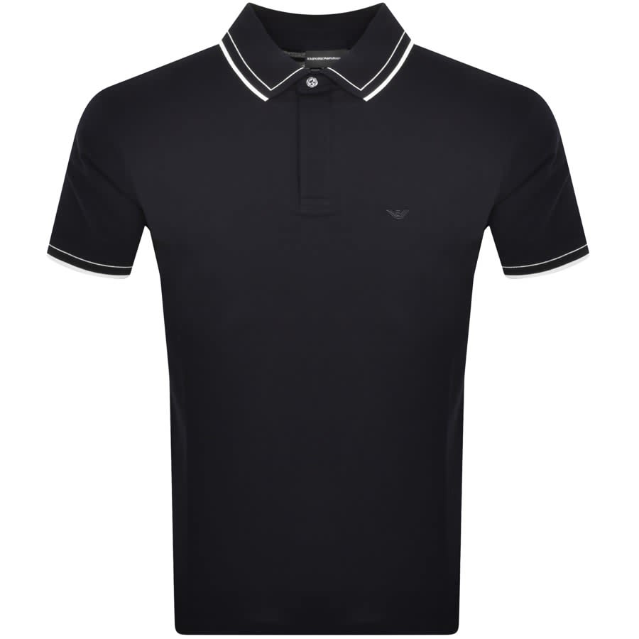 Emporio Armani Polo T Shirt Navy Mainline Menswear