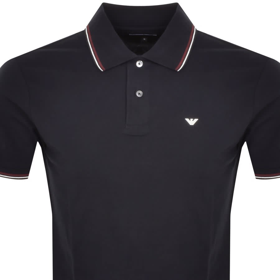 Emporio Armani Logo Cotton Polo Shirt L