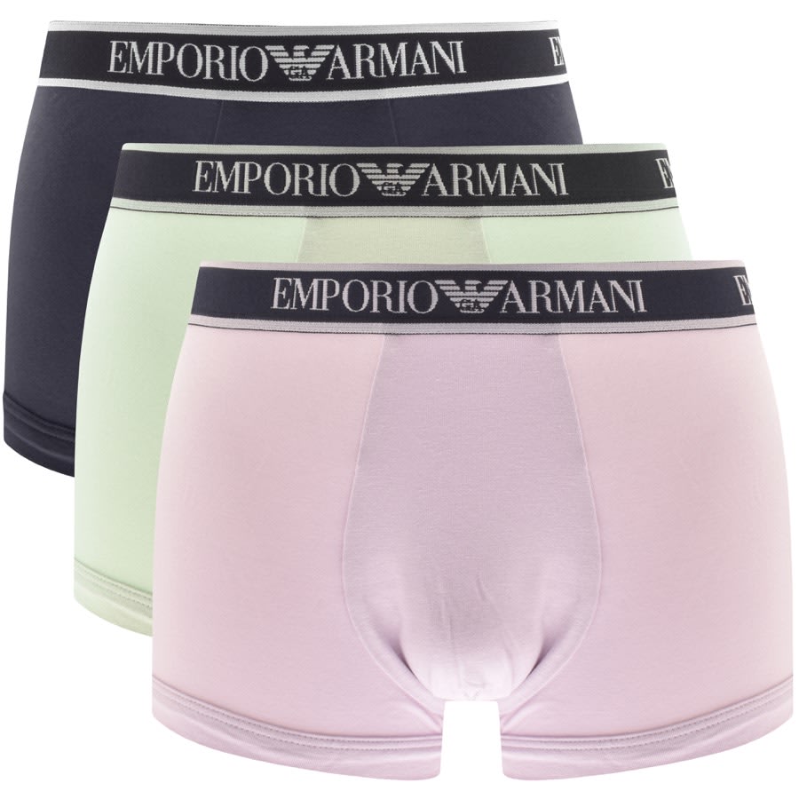 Emporio Armani Underwear Three Pack Trunks