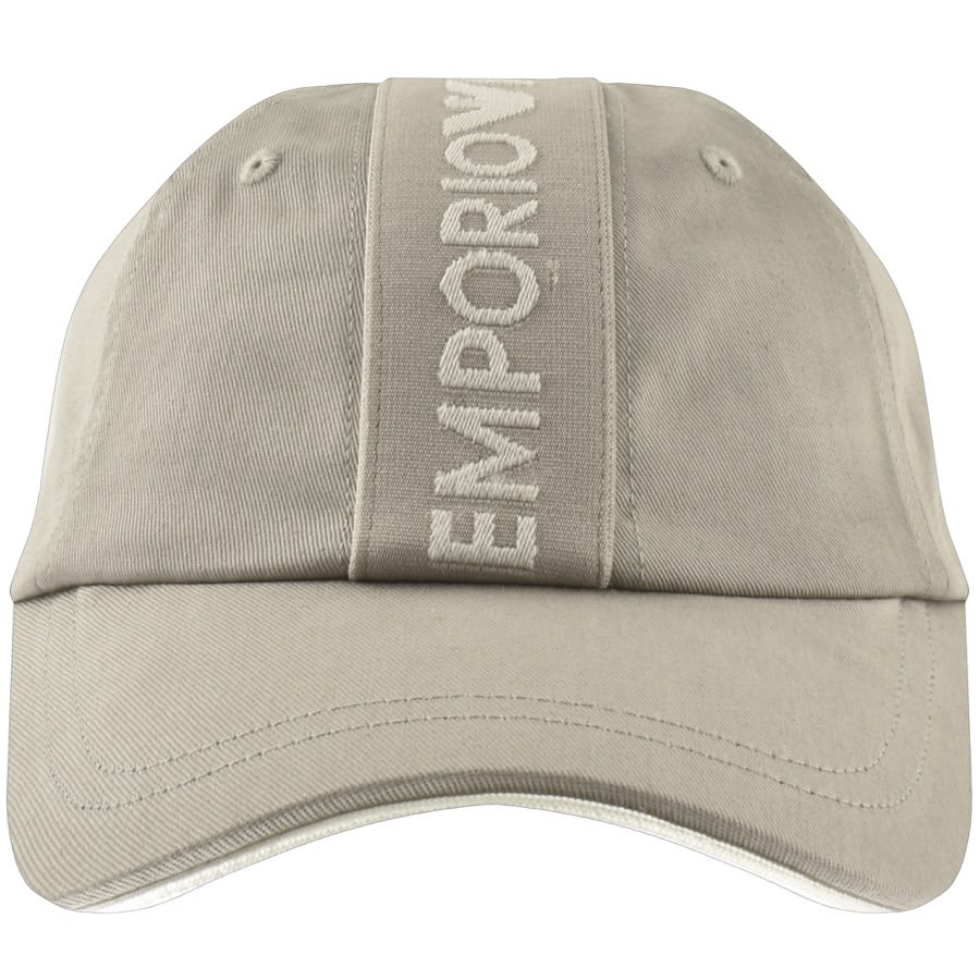 Emporio Armani Baseball Logo Cap Grey Mainline Menswear Australia