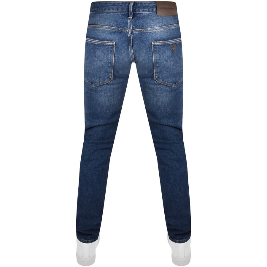 Armani j06 slim fit jeans sales blue