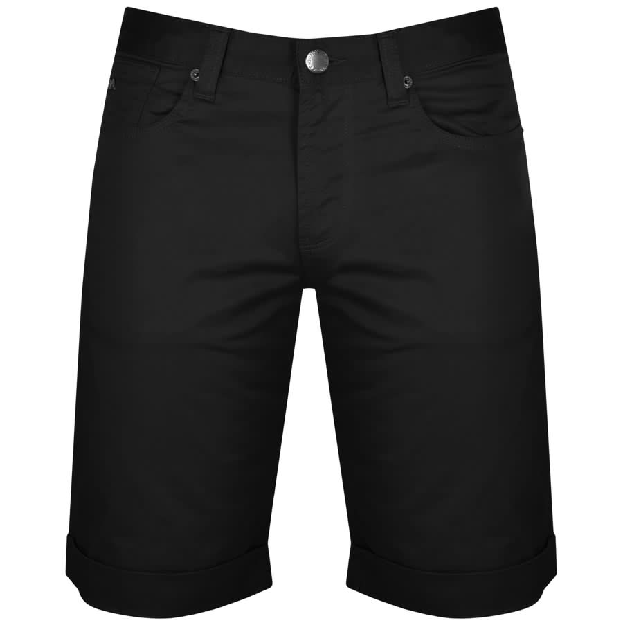 Black armani shorts top