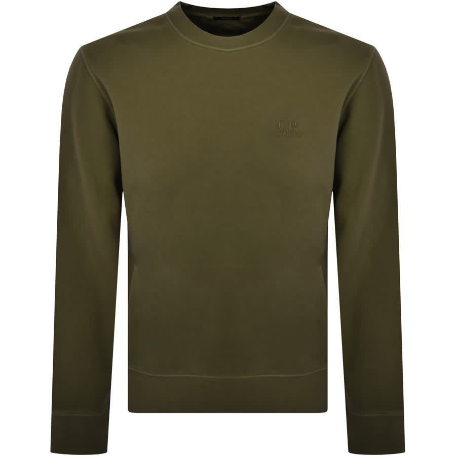 CP Company Diagonal Sweatshirt Green