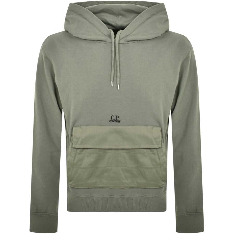 Cp company green hoodie on sale