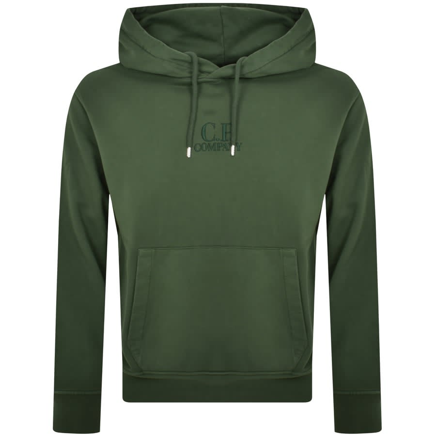 CP Company Diagonal Hoodie Green Mainline Menswear