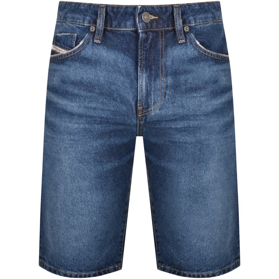 Diesel Denim Slim Shorts Blue