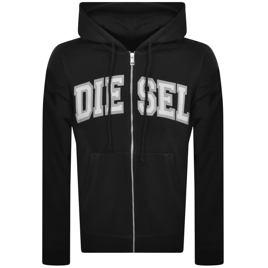 Diesel S Ginn K12 Zip Hoodie Black