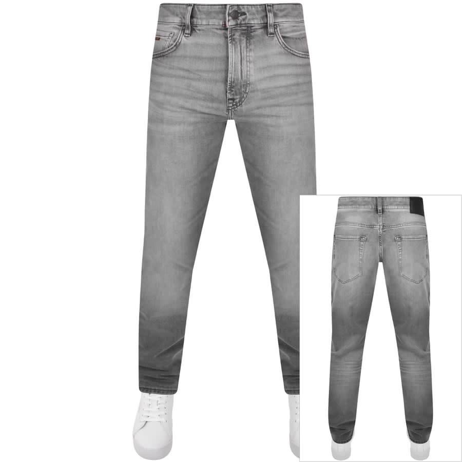 BOSS Re Maine Regular Fit Jeans Grey Mainline Menswear Denmark