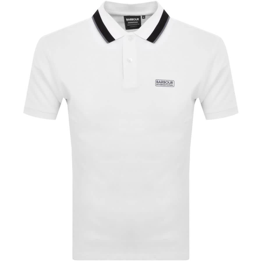 Barbour international white t shirt cheap