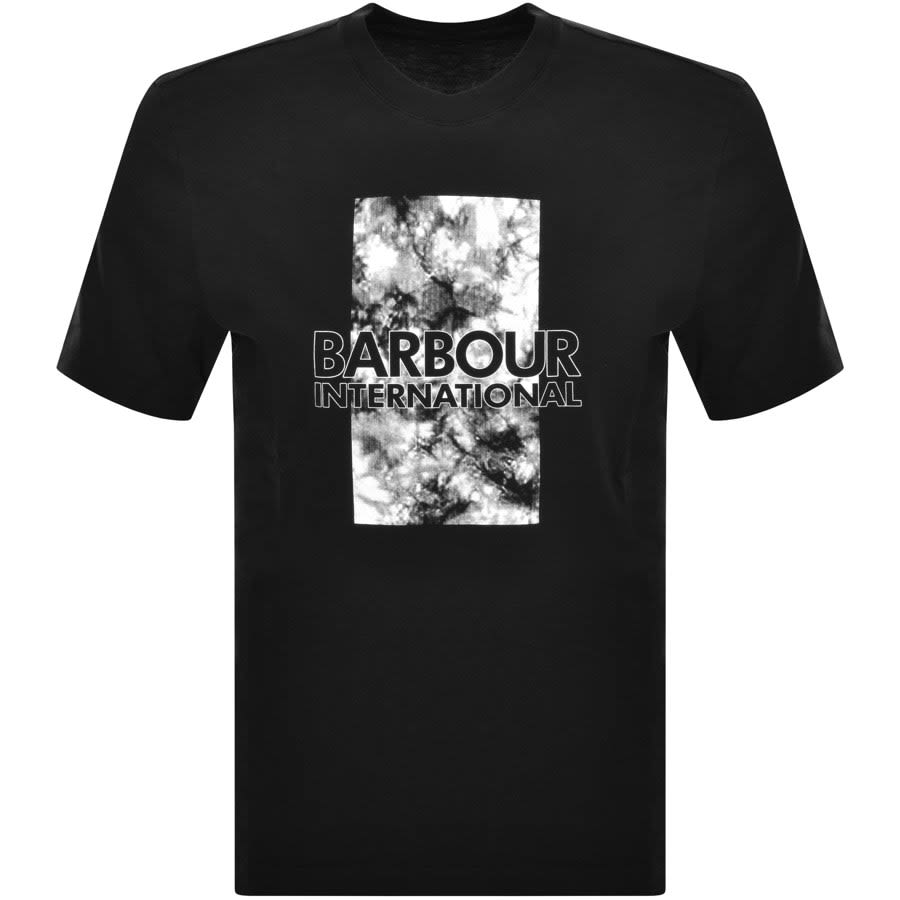 Barbour International Diffused T Shirt Black