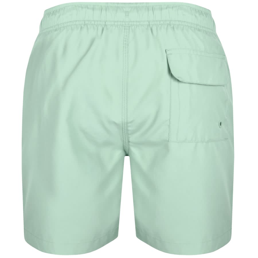 Barbour International Logo Swim Shorts Green