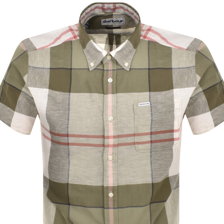 Barbour Douglas Short Sleeved Shirt Green