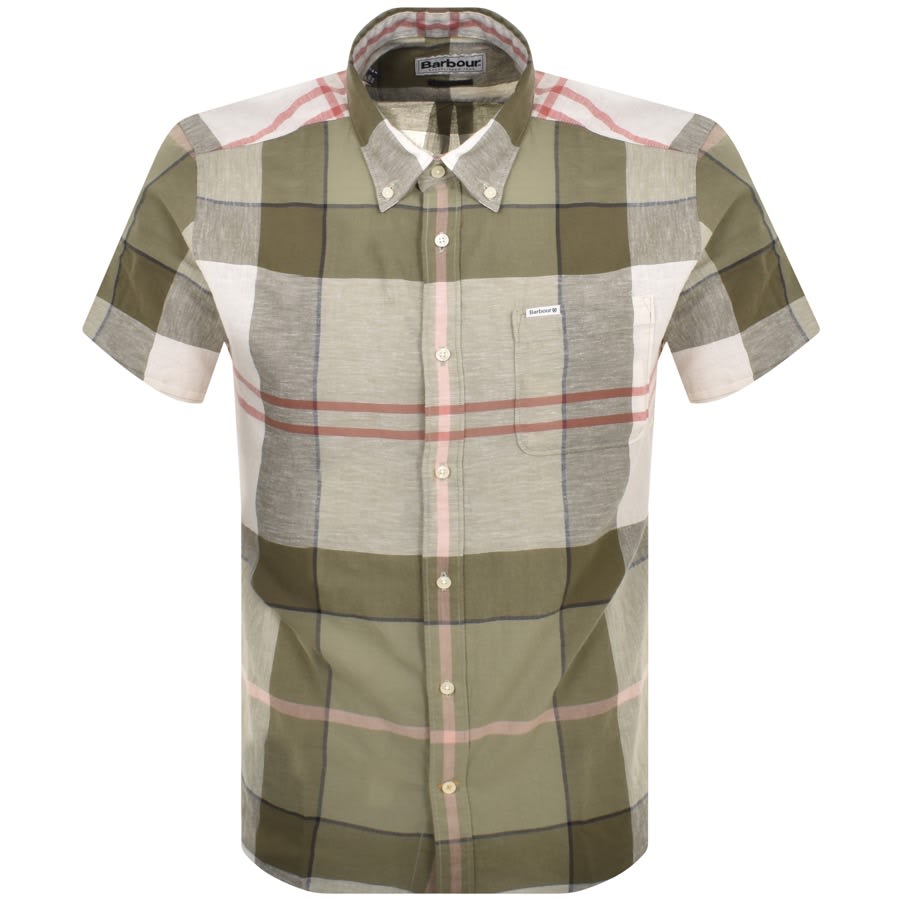 Barbour green shirt shop