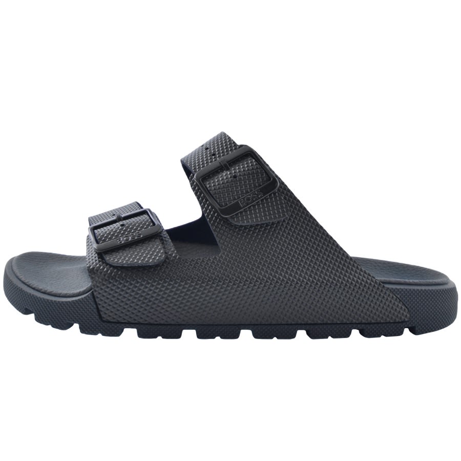 Blue black sandals hotsell