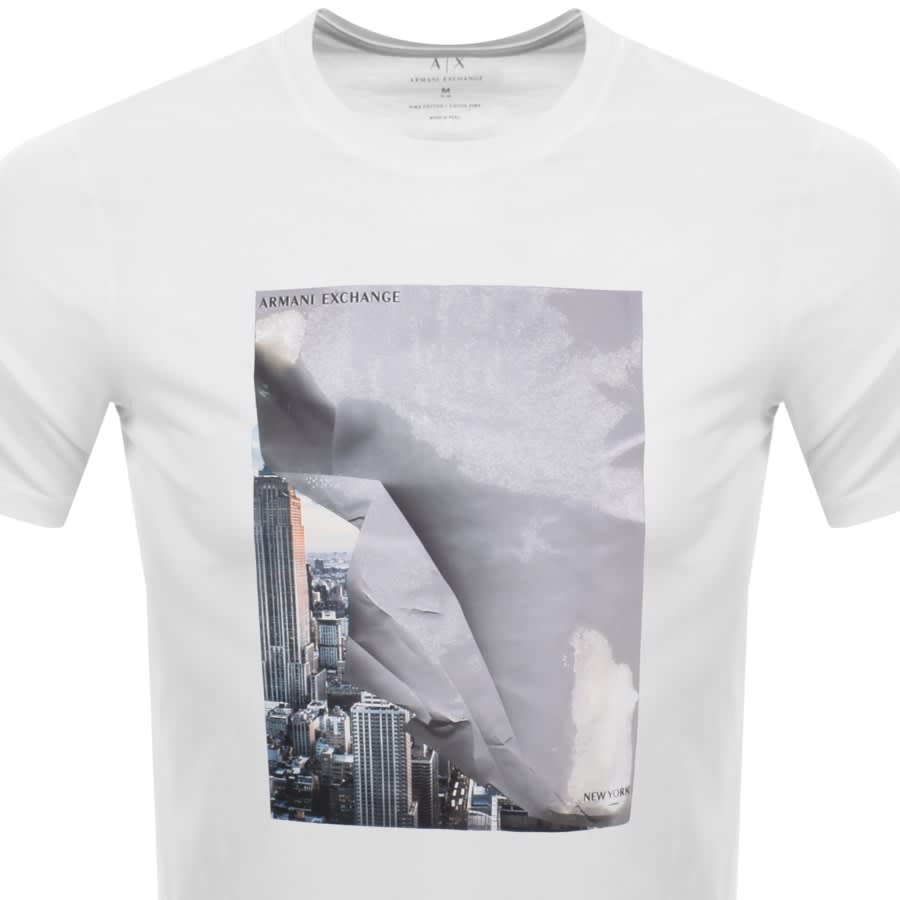 Armani exchange graphic tee discount